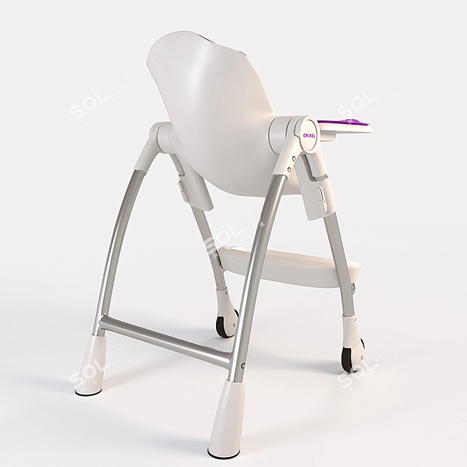 Transforming High Chair: Oribel Cocoon 3D model image 2