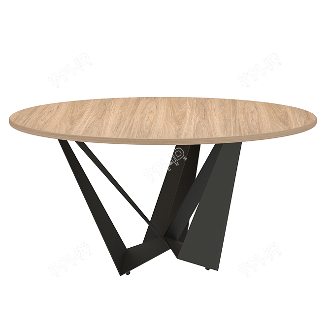 Modern Chic Table: Angel Cerda 3D model image 1