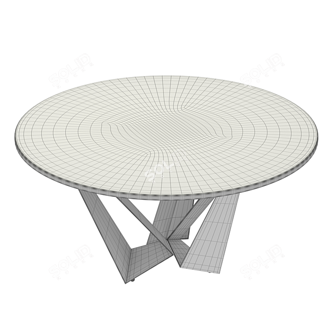 Modern Chic Table: Angel Cerda 3D model image 5