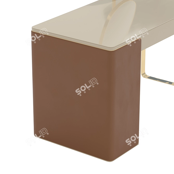  Elegant FENDI Casa Icon Desk 3D model image 2