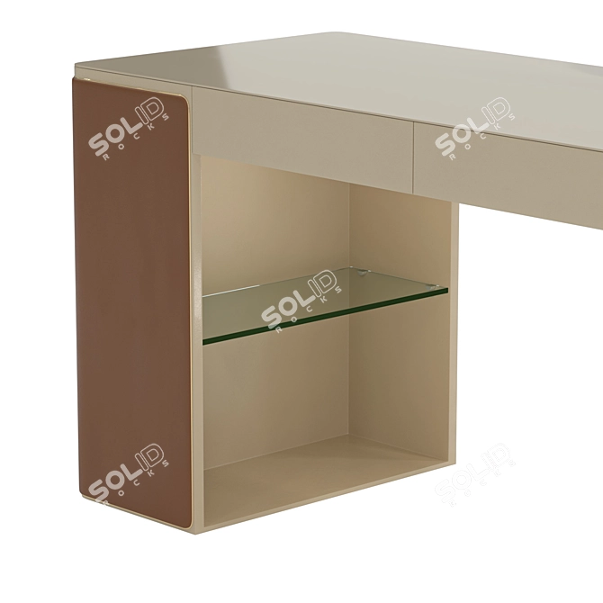  Elegant FENDI Casa Icon Desk 3D model image 3