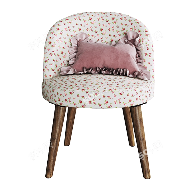 Zara Home Floral Print Baby Chair 3D model image 3