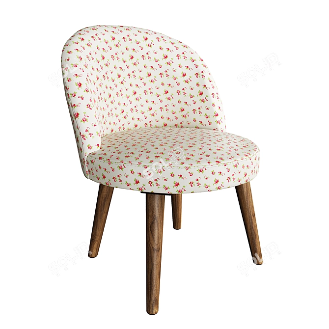 Zara Home Floral Print Baby Chair 3D model image 6