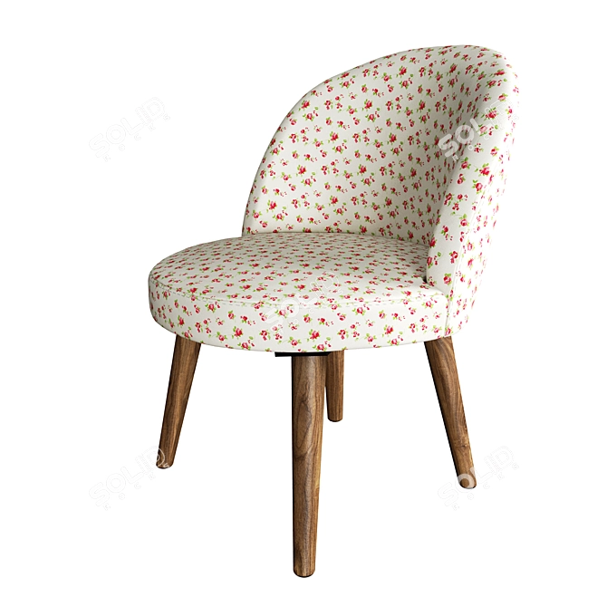 Zara Home Floral Print Baby Chair 3D model image 8