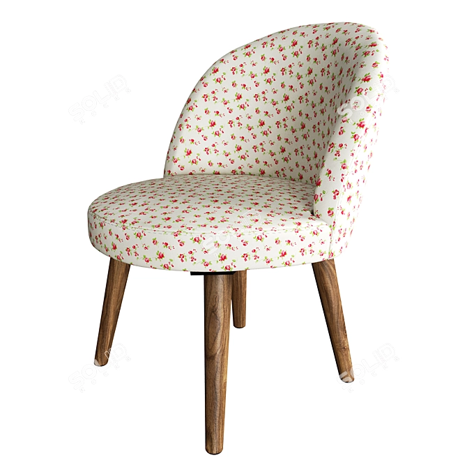 Zara Home Floral Print Baby Chair 3D model image 11