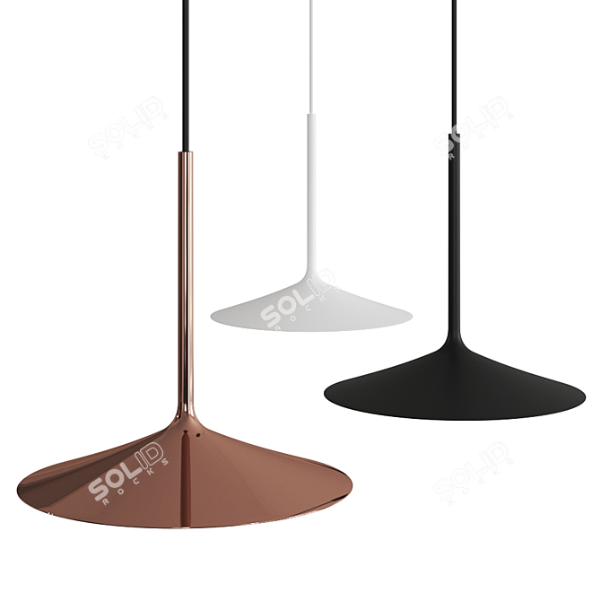 Poe_P Pendant Lamp: Italian Elegance by Linea Light 3D model image 4