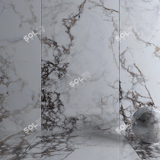 MUSEUM BRECCIA Wall Tiles - Multi-texture 3D Set 3D model image 3