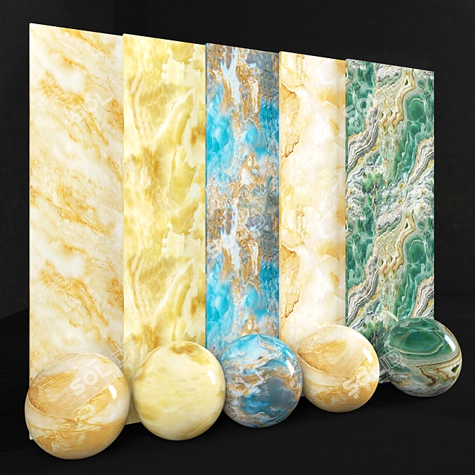 Luxury Marble Textures 3D model image 2