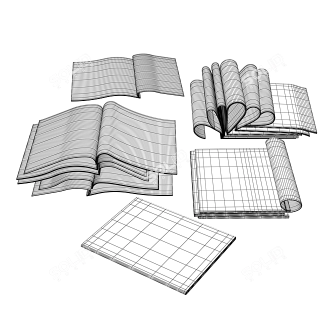 Architectural Magazines Bundle 3D model image 4