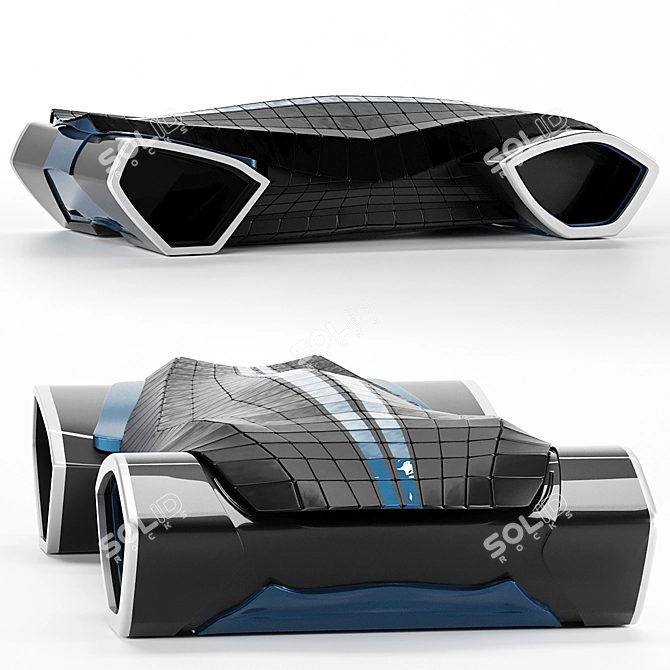 Title: Immersive 3D Concept Car Visuals 3D model image 1