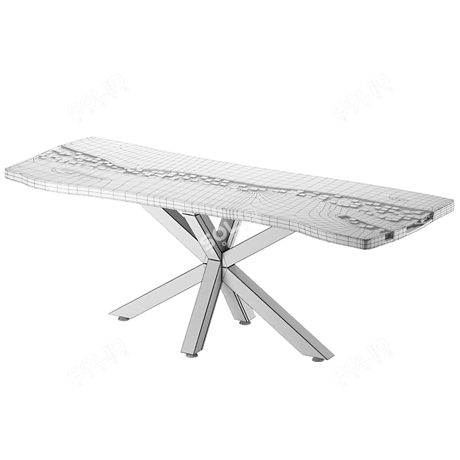 Bulgaria: Unique Design Table 3D model image 2