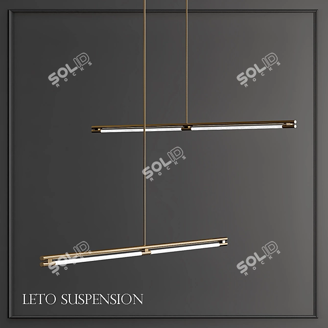 LETO 2013: Modern Suspension Light 3D model image 1