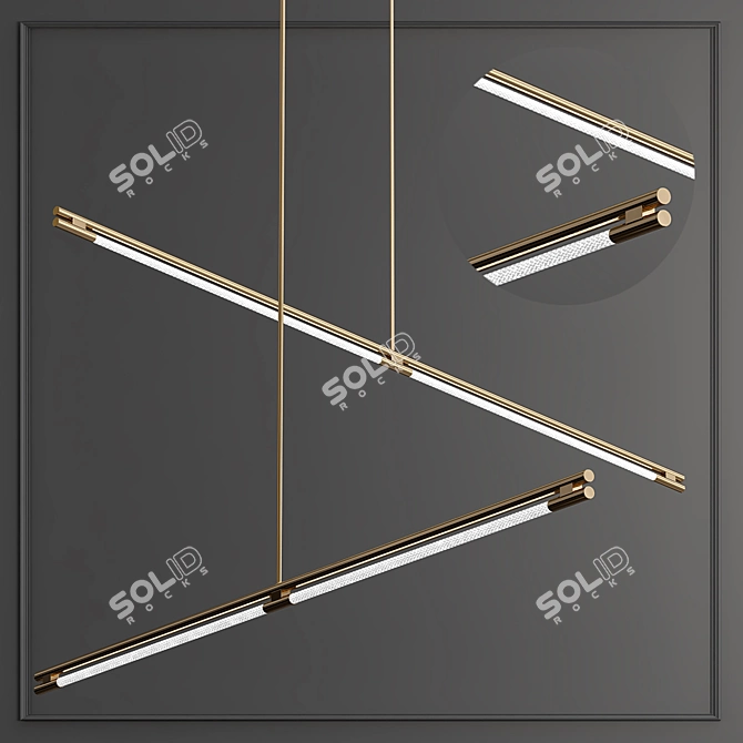 LETO 2013: Modern Suspension Light 3D model image 2