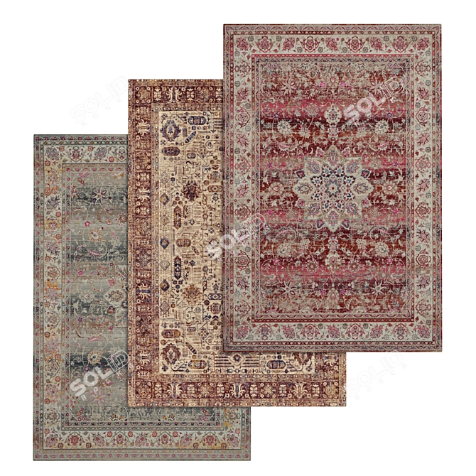 Title: Luxury Carpets Collection 3D model image 1