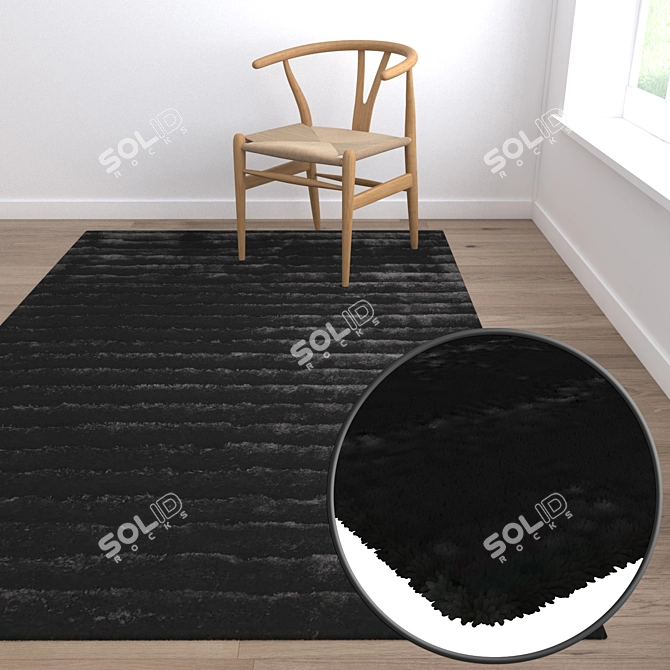 Variety Collection: High-Quality Carpets Set 3D model image 5