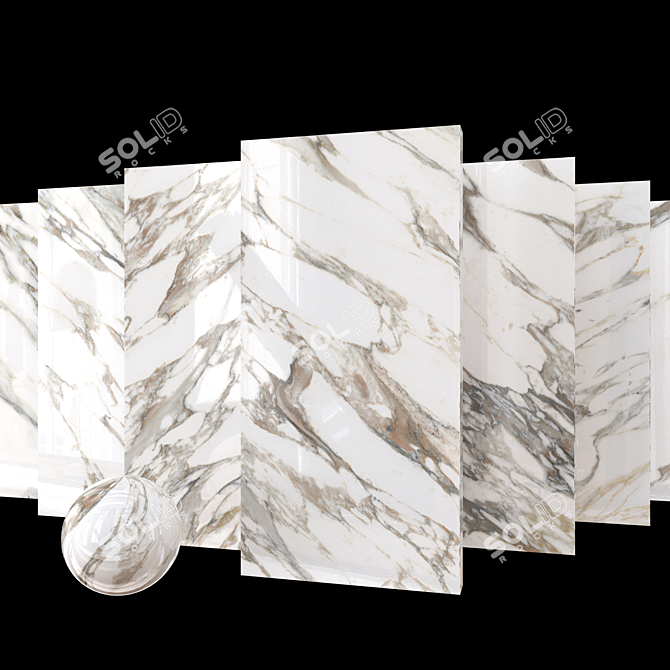 Museum Marble Set: Macchia Vecchia 3D model image 1