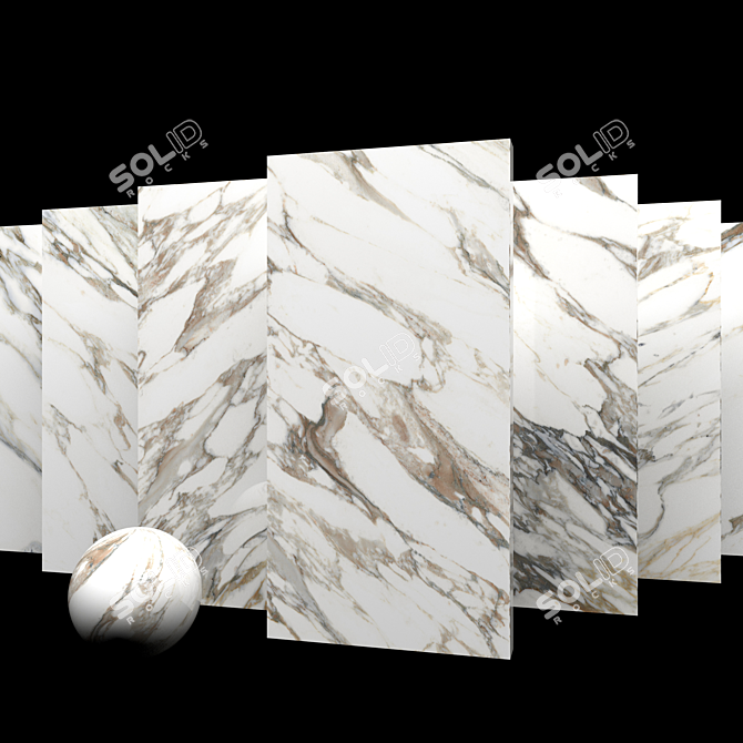 Museum Marble Set: Macchia Vecchia 3D model image 4