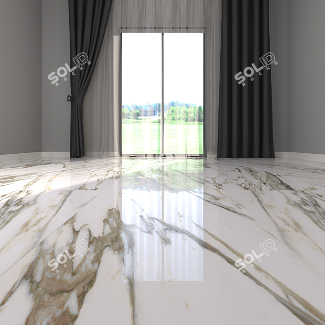 Elegant Macchia Vecchia Marble 3D model image 2