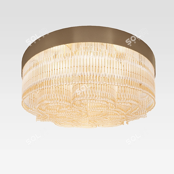 Elegant Venezia Ceiling Chandelier 3D model image 1