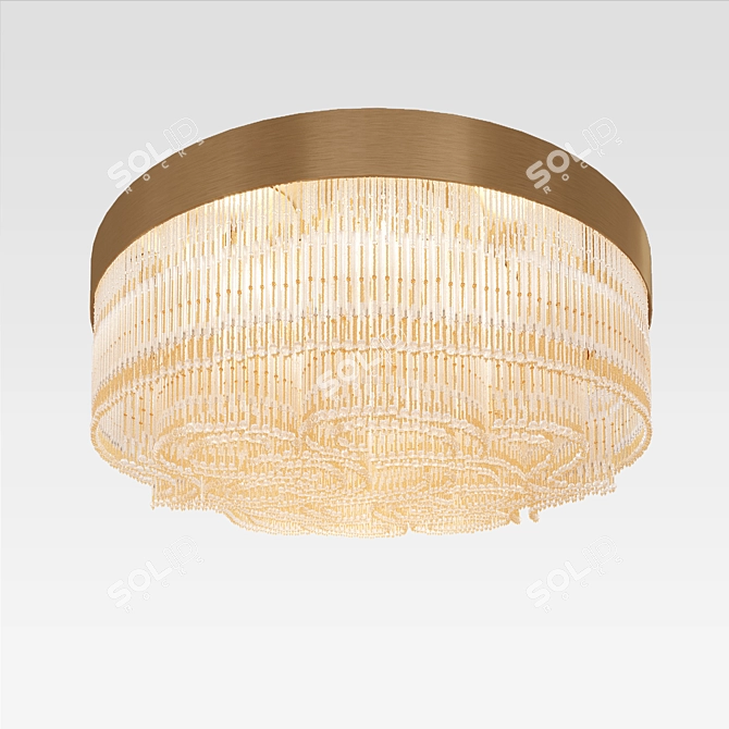 Elegant Venezia Ceiling Chandelier 3D model image 2