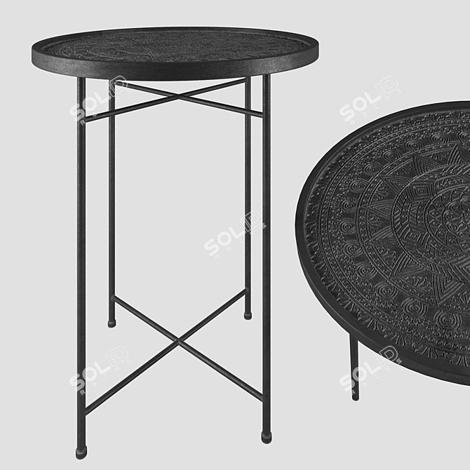 Adri Forma Side Table 3D model image 3