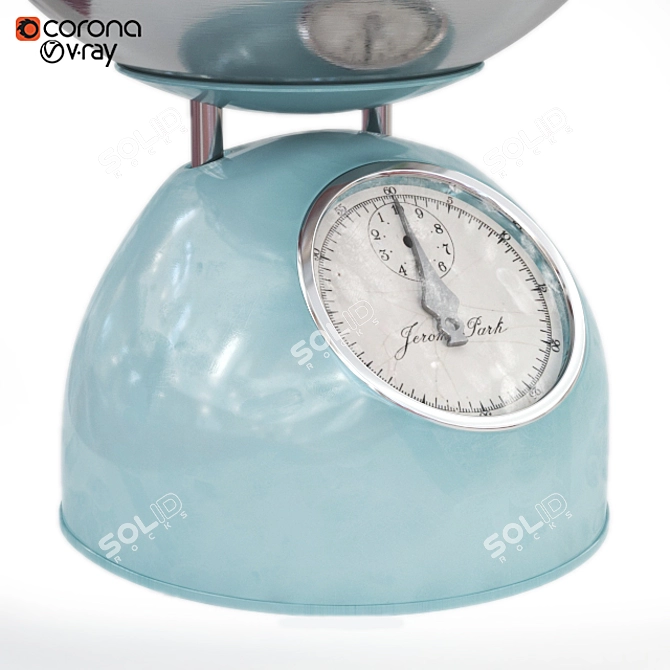 Precision Kitchen Scales 3D model image 2