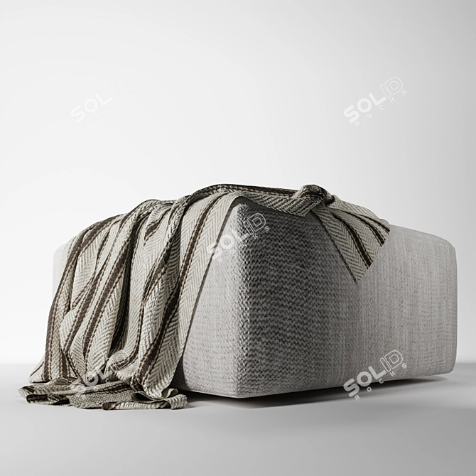 Cozy Blanket Seat 3D model image 4