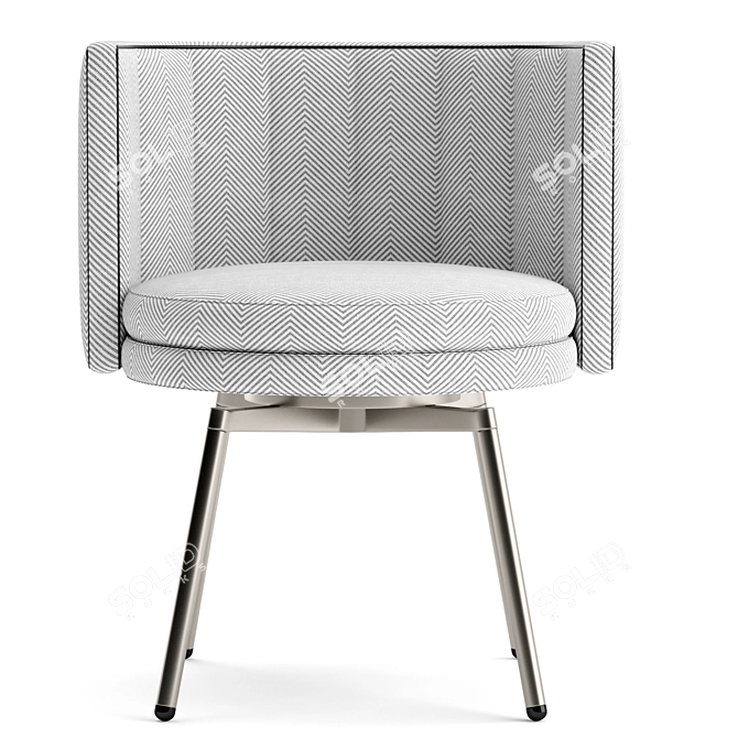 Modern Minotti Torii Chair with Oliver Table 3D model image 4