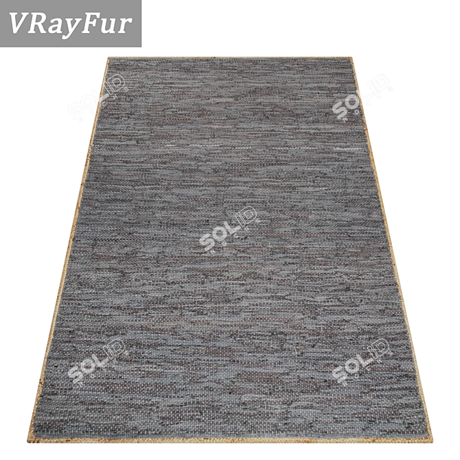Title: Luxury Carpets Set with High-Quality Textures 3D model image 2