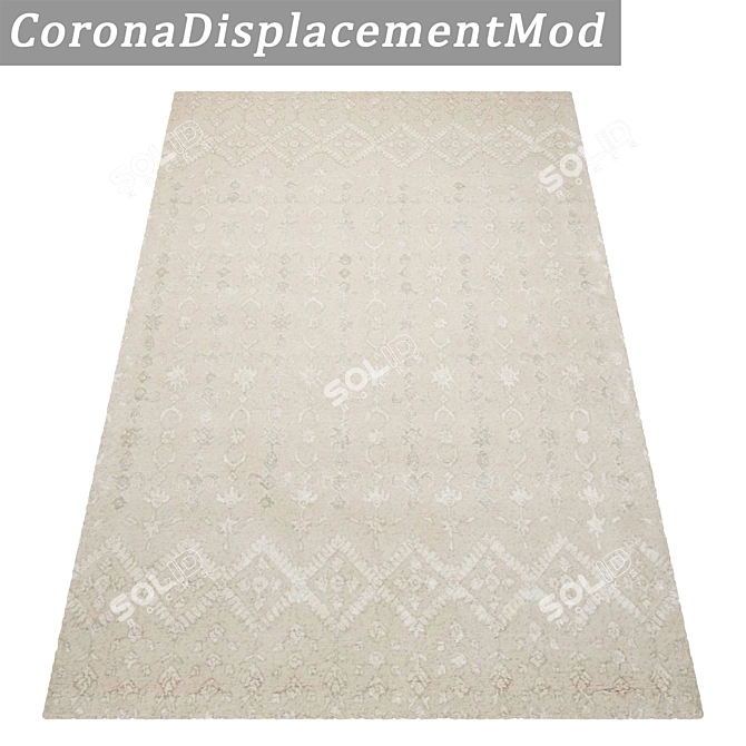 Luxury Carpet Set 1076: High-Quality Textures, Multiple Variants 3D model image 4