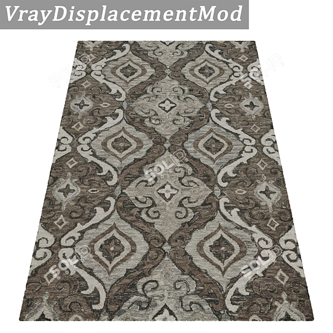 High-Quality Carpet Set with Multiple Variants 3D model image 3