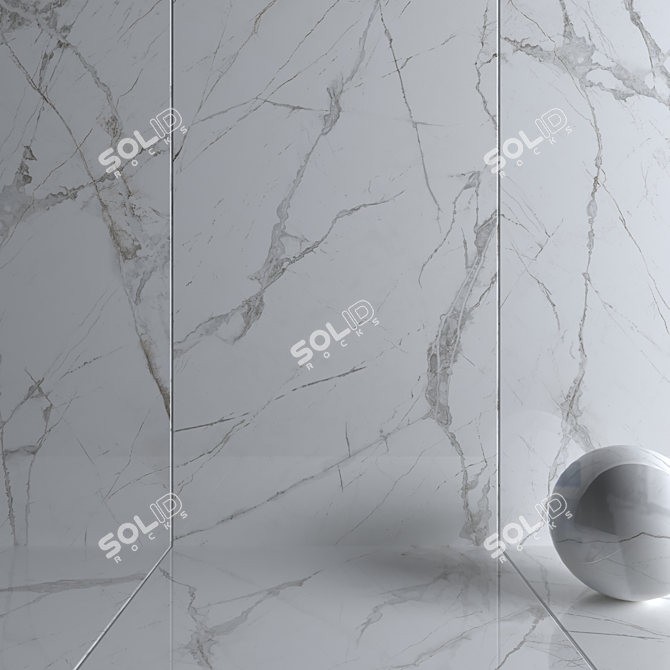 MUSEUMGLACIER WHITE Wall Tiles 3D model image 3