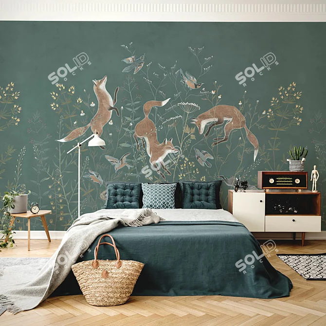 FACTURA Foxy Vinyl Wallpaper Collection 3D model image 3