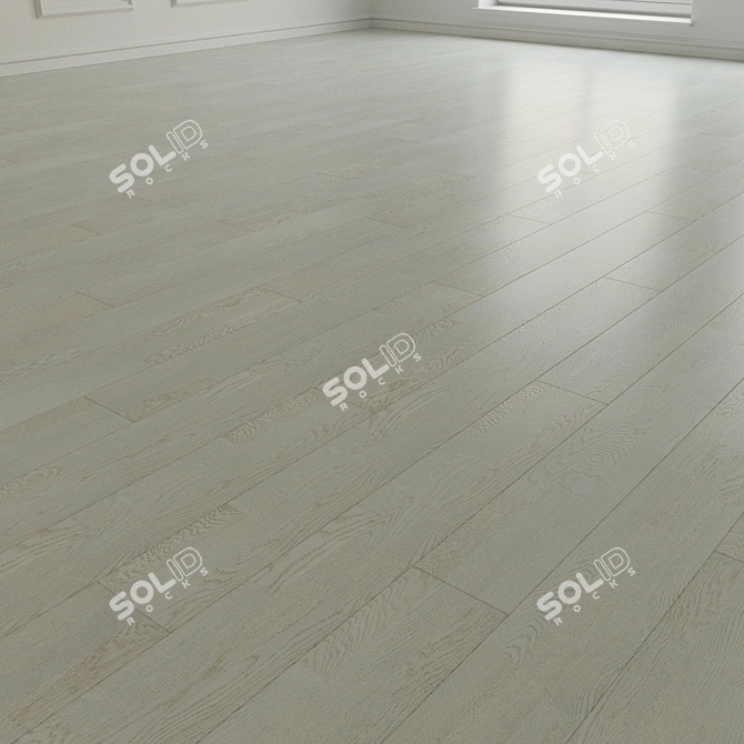 SALSA ART WHITE WEDDING: 3D Parquet Flooring 3D model image 2