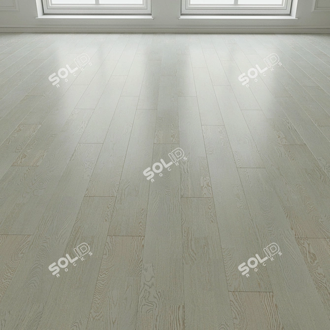 SALSA ART WHITE WEDDING: 3D Parquet Flooring 3D model image 3