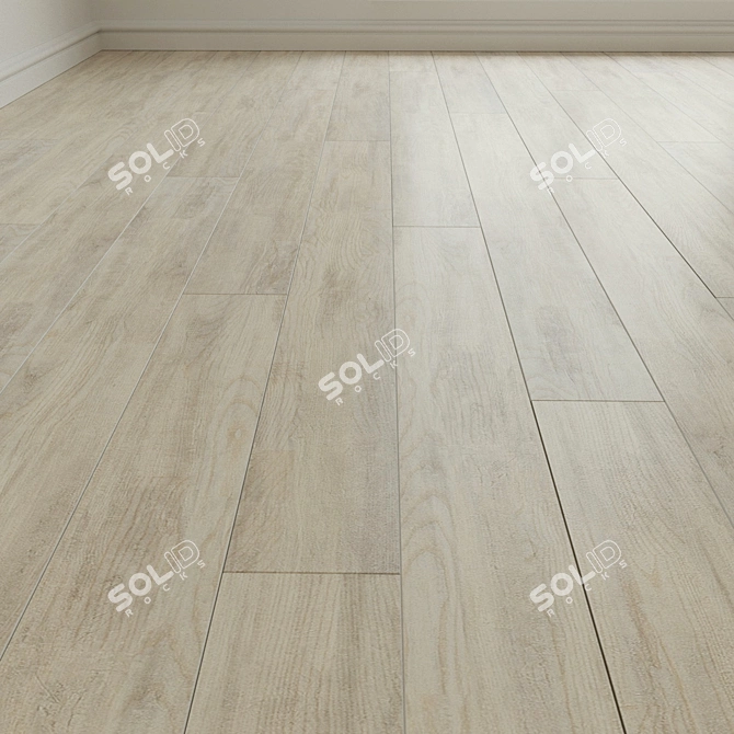 Versatile Laminate Parquet: 63 Patterns 3D model image 1