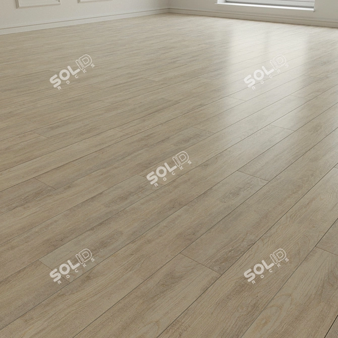 Versatile Laminate Parquet: 63 Patterns 3D model image 2