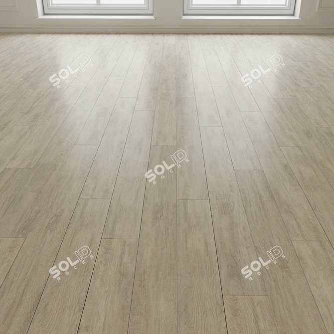 Versatile Laminate Parquet: 63 Patterns 3D model image 3