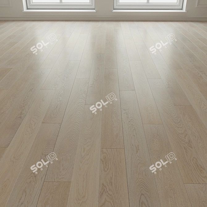 Rumba Oak Sand Laminate Parquet 3D model image 3