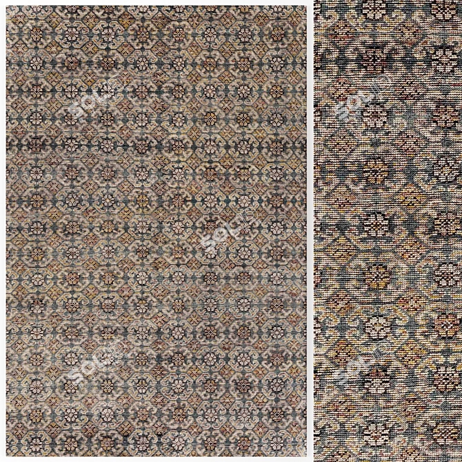 GAN Hydraulic Carpet 2000x3000mm 3D model image 1