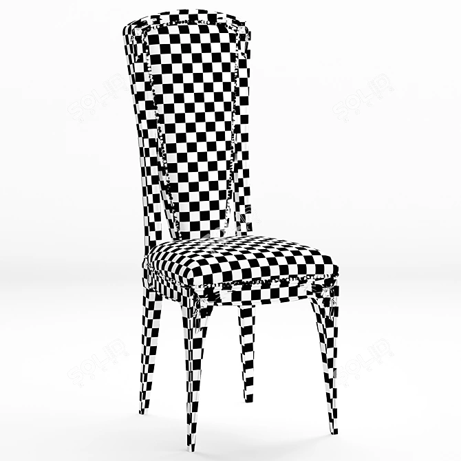 Art Nouveau Dining Chairs 3D model image 4
