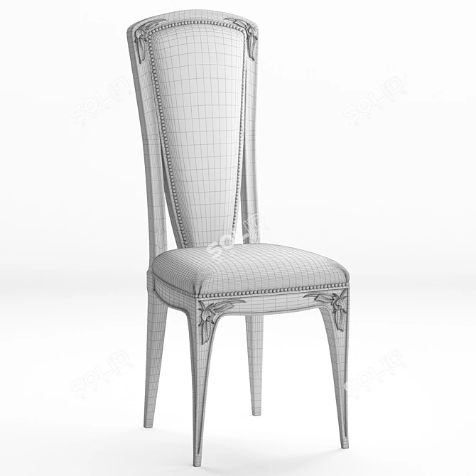 Art Nouveau Dining Chairs 3D model image 5