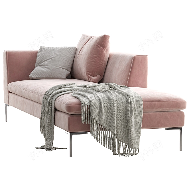 Spacious Charles Sofa Set 3D model image 2