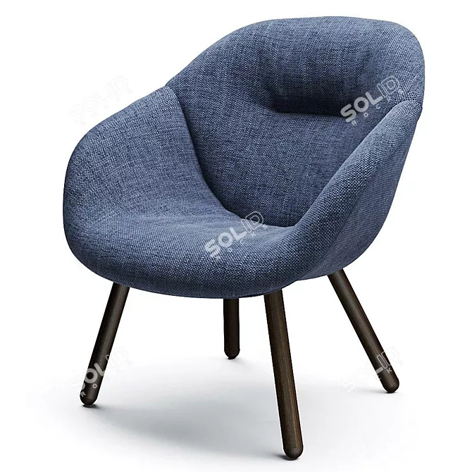 Modern Armchair: HAY AAL 82 Soft 3D model image 7