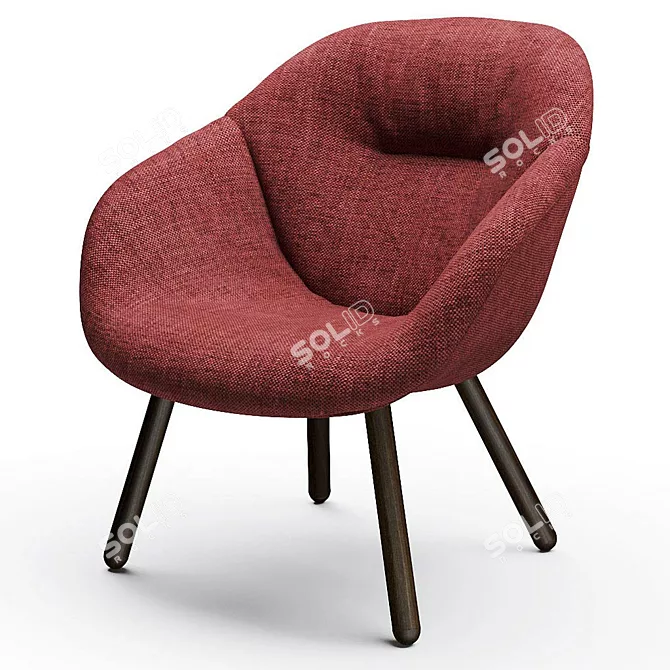 Modern Armchair: HAY AAL 82 Soft 3D model image 8