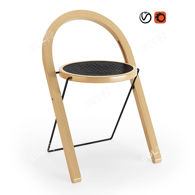 Title: Versatile Foldable Chair: Beplus 3D model image 1