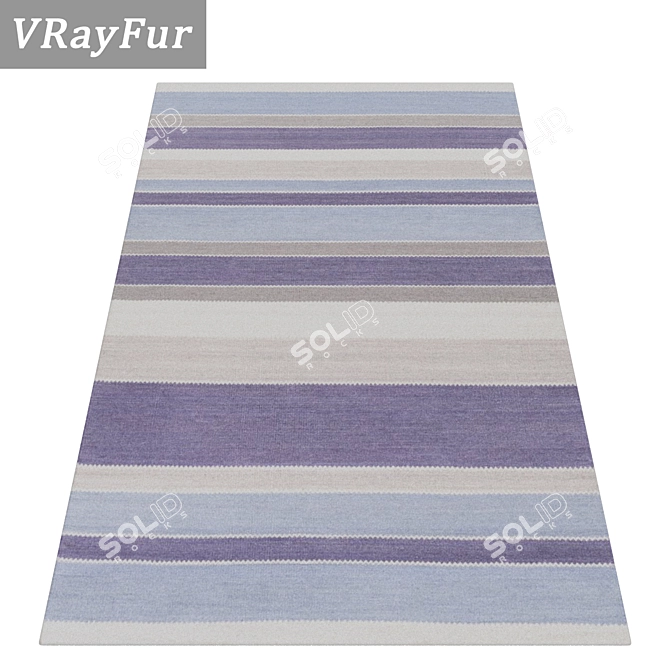 High-Quality Carpets Set 3D model image 2