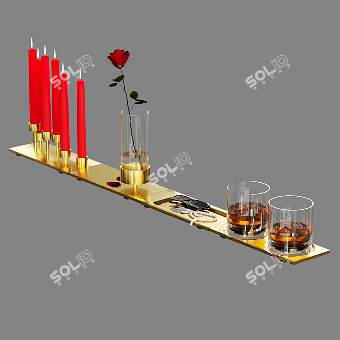 Buster Punch Decoration Set: Stylish Accents for Interior Design 3D model image 2