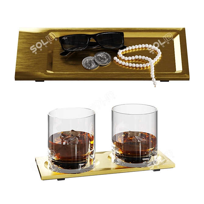 Buster Punch Decoration Set: Stylish Accents for Interior Design 3D model image 8