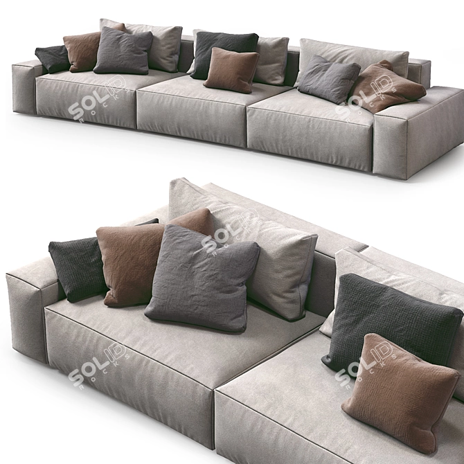 Jesse Daniel Modern Sofa 3D model image 5